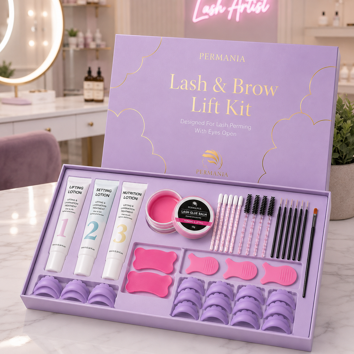 Kit Lifting de Pestañas 2 en 1 + Laminación de Cejas