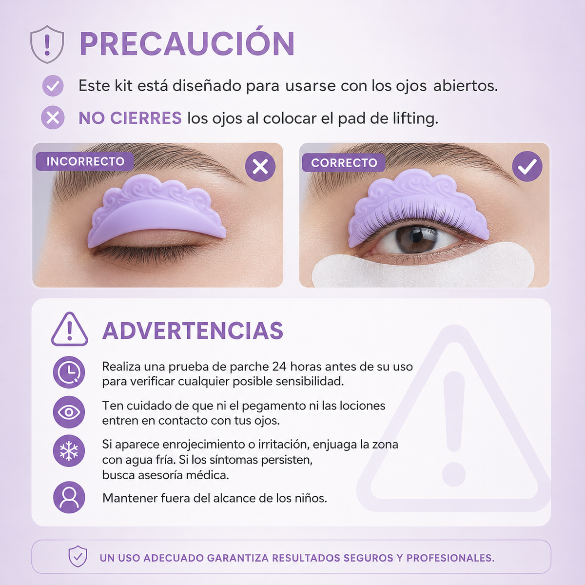 Kit Lifting de Pestañas 2 en 1 + Laminación de Cejas