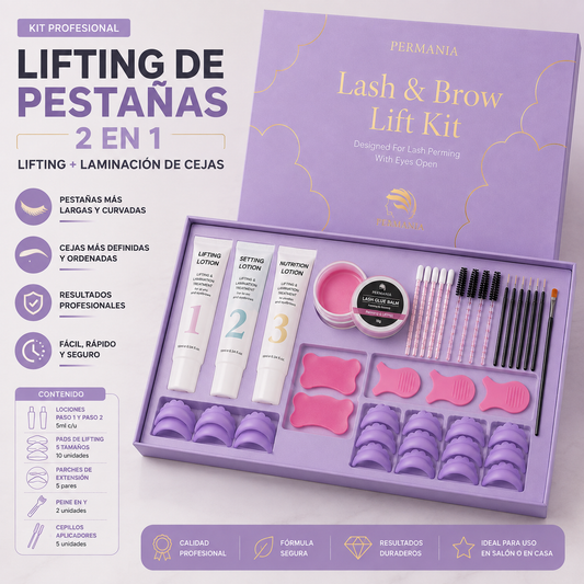Kit Lifting de Pestañas 2 en 1 + Laminación de Cejas