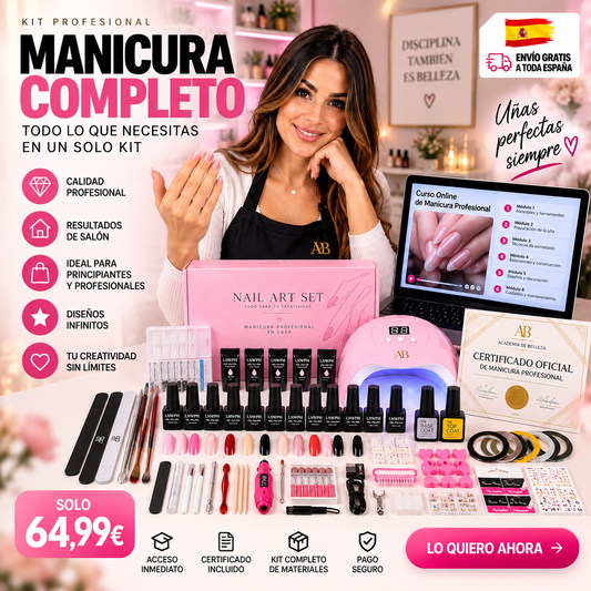 Curso + Kit de Manicuría Profesional
