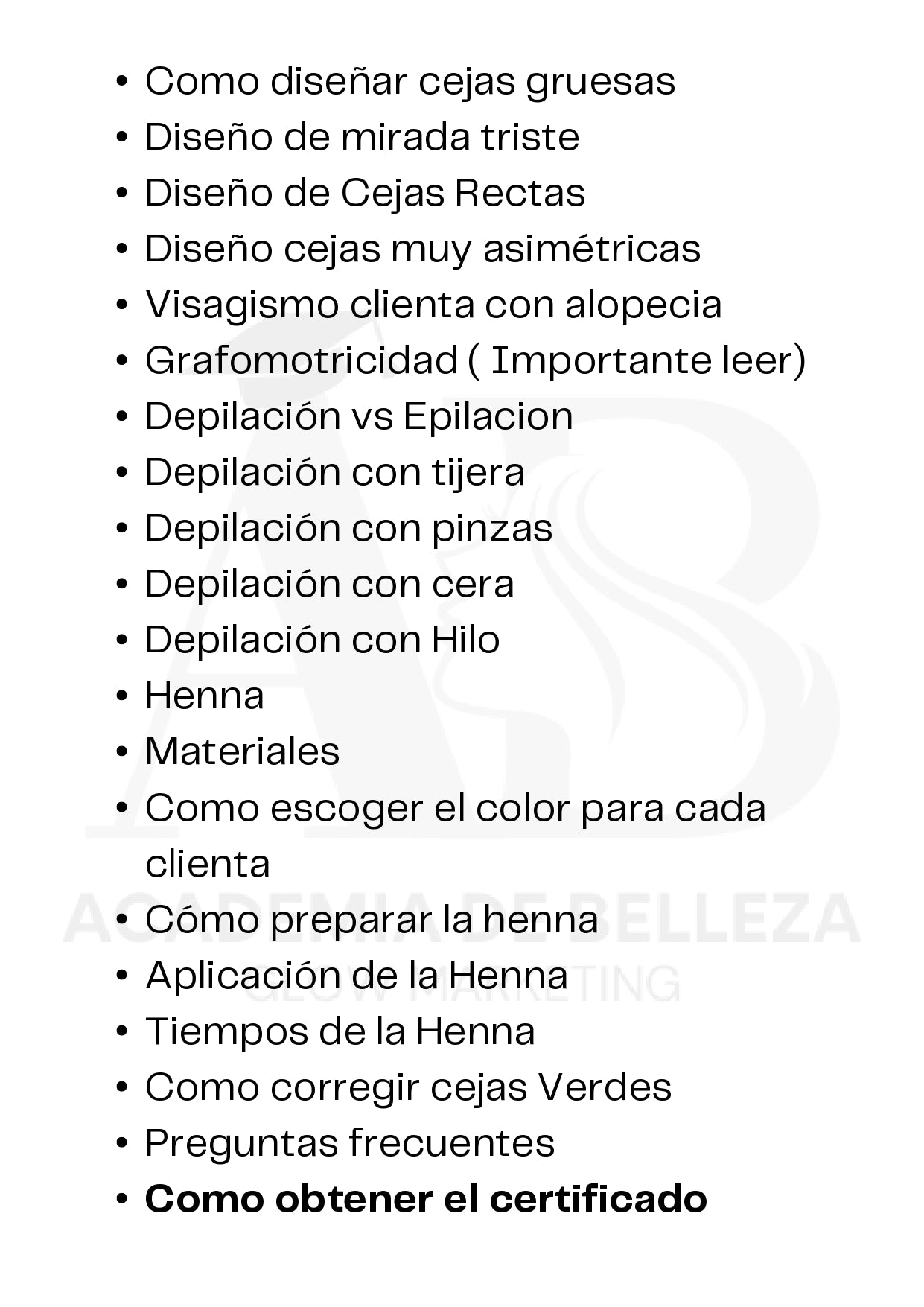 Guía Cejas Perfectas